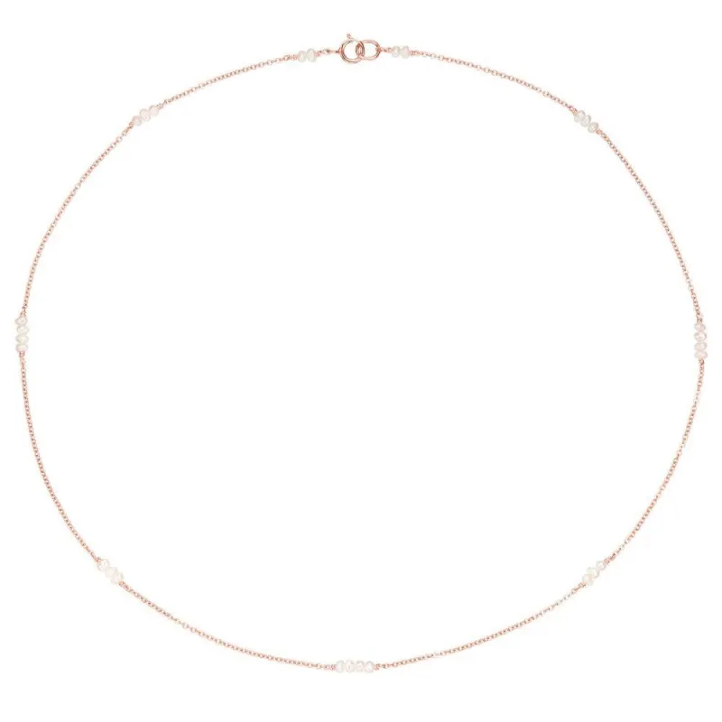 Rose Gold Mini Pearl Choker sold by Lily & Roo