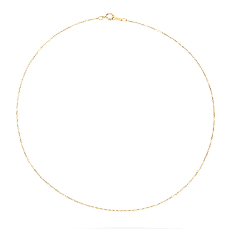 Gold Plain Chain sold by Lily & Roo