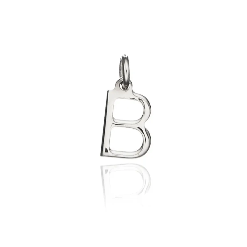 Silver Individual Initial Charm sold by Lily & Roo