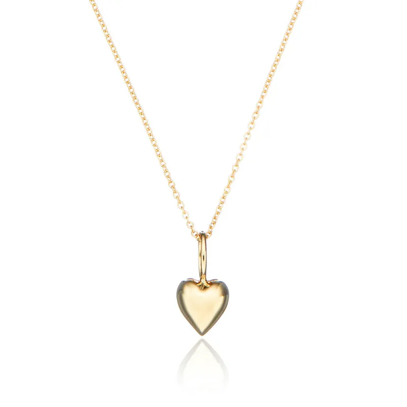 Gold Heart Pendant Necklace sold by Lily & Roo