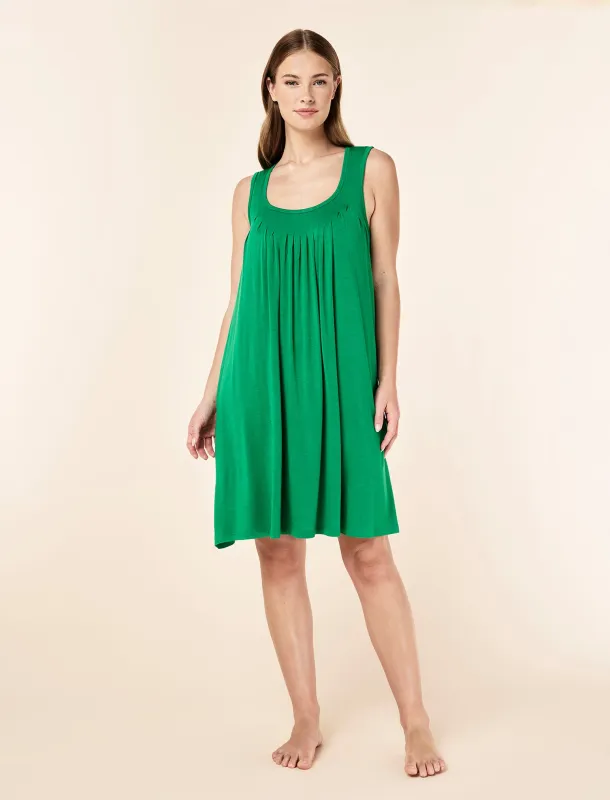 Kate Modal Soft Pleat Front Nightie made by Papinelle