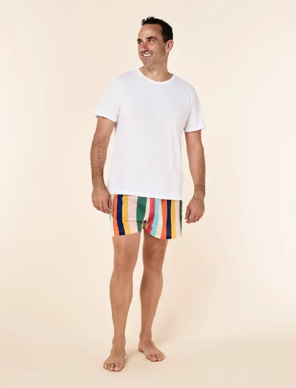 Holiday Stripe Men's Boxer PJ Set sold by Papinelle