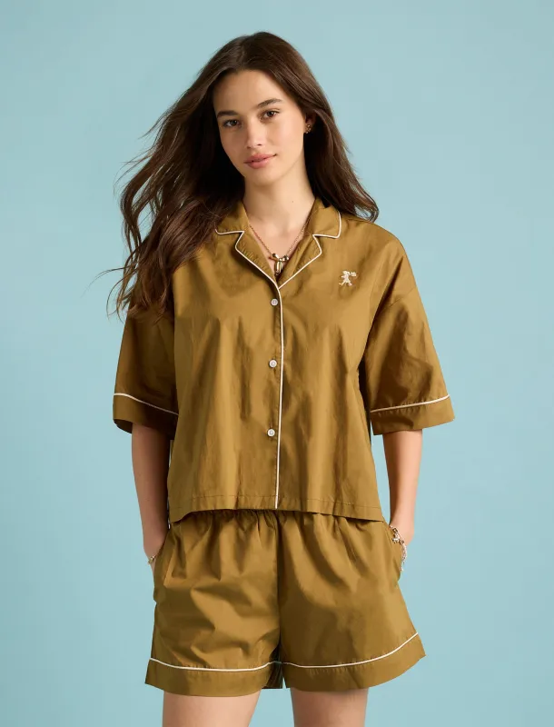 Karen Walker Runaway Girl Boxer PJ Set made by Papinelle