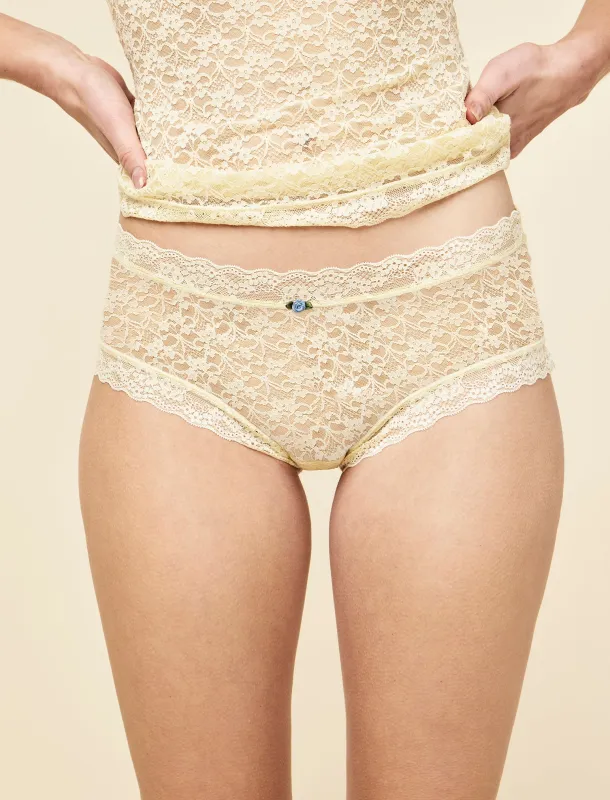 Lulu Lace Boyshorts made by Papinelle