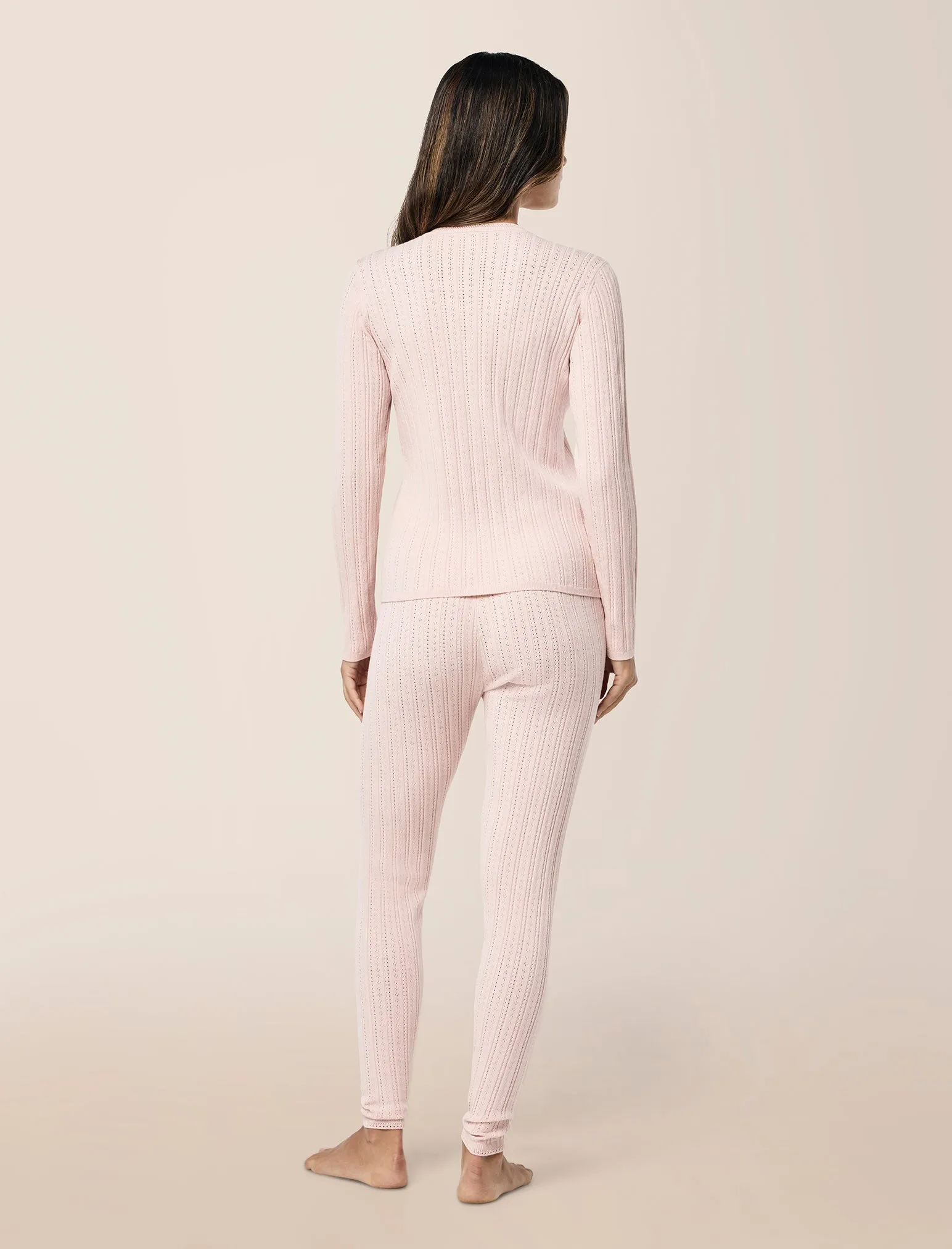 Cable Pointelle Full Length PJ Set sold by Papinelle product image thumbnail 5
