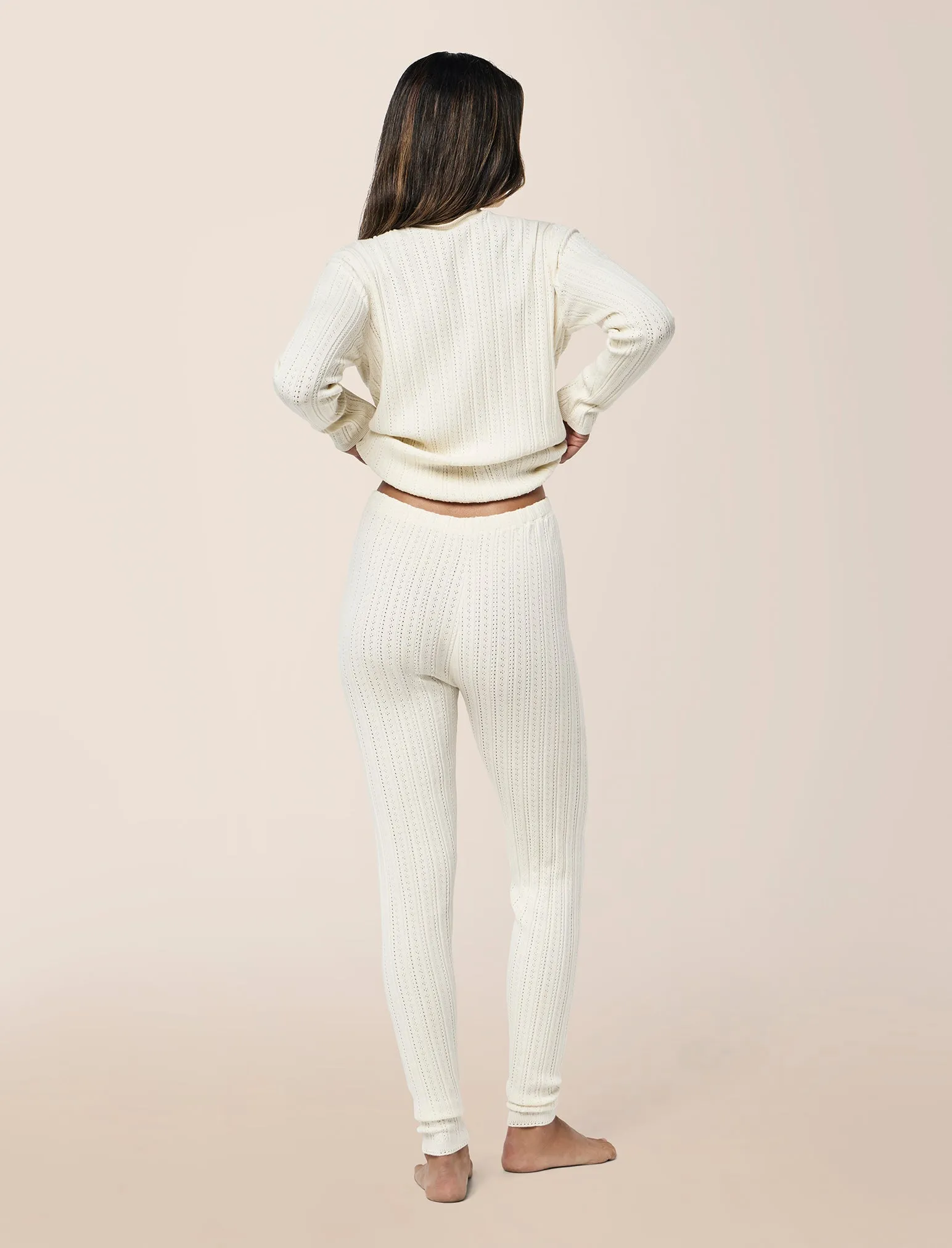 Cable Pointelle Full Length PJ Set sold by Papinelle product image thumbnail 5