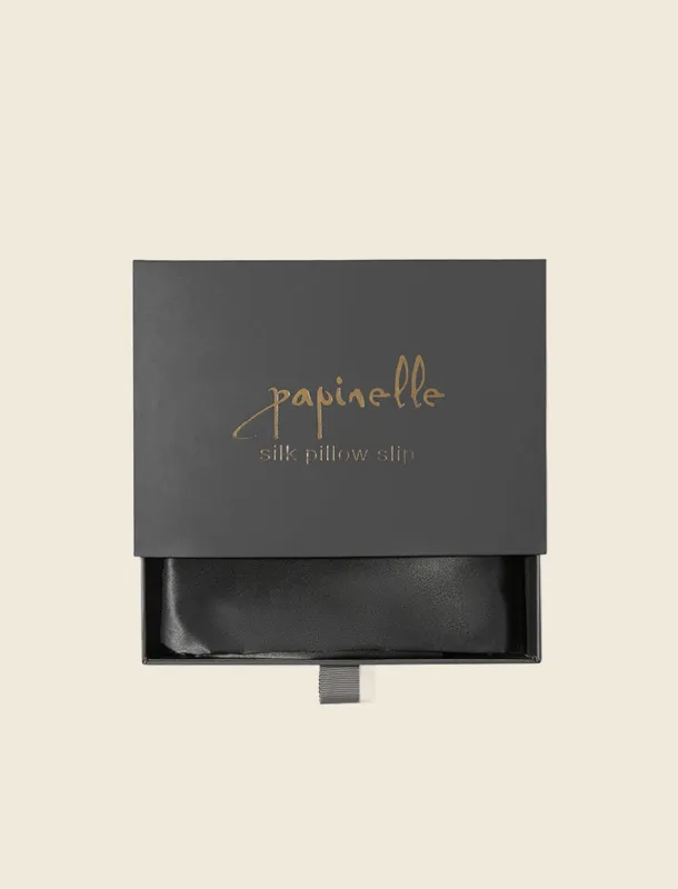 Audrey Boxed Washable Silk Pillow Slip sold by Papinelle