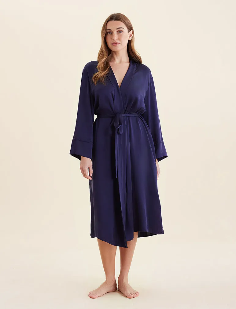 Audrey Washable Silk Long Robe sold by Papinelle product image thumbnail 5