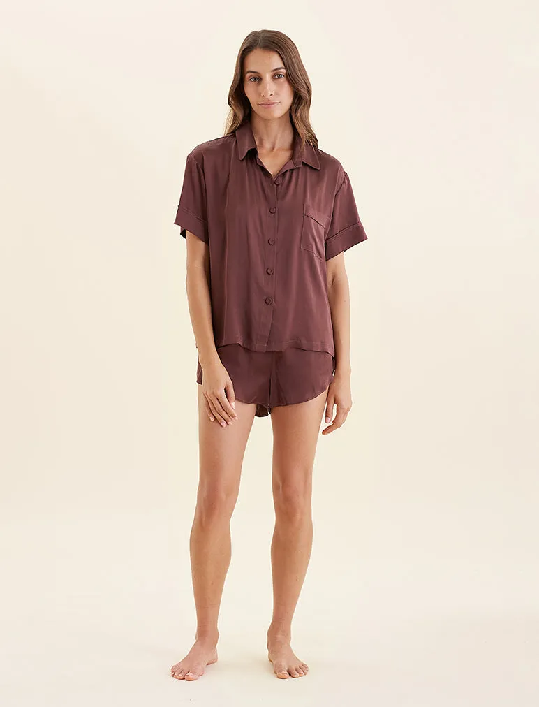 Audrey Washable Silk Boxer PJ sold by Papinelle product image thumbnail 3