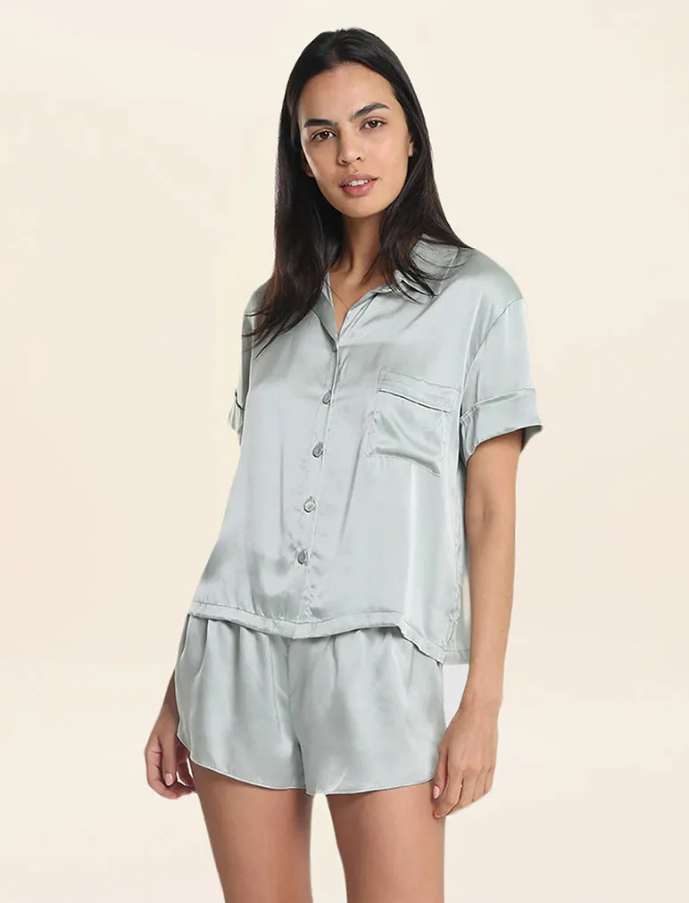 Audrey Washable Silk Boxer PJ sold by Papinelle product image thumbnail 5