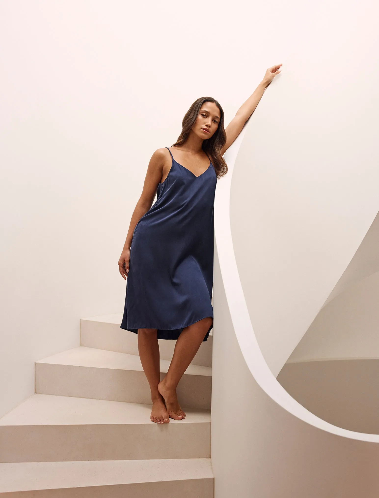 Audrey Washable Silk Slip Nightie sold by Papinelle product image thumbnail 3