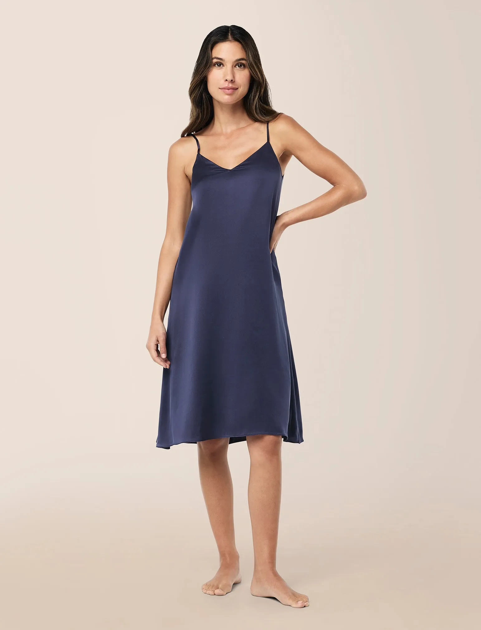 Audrey Washable Silk Slip Nightie sold by Papinelle
