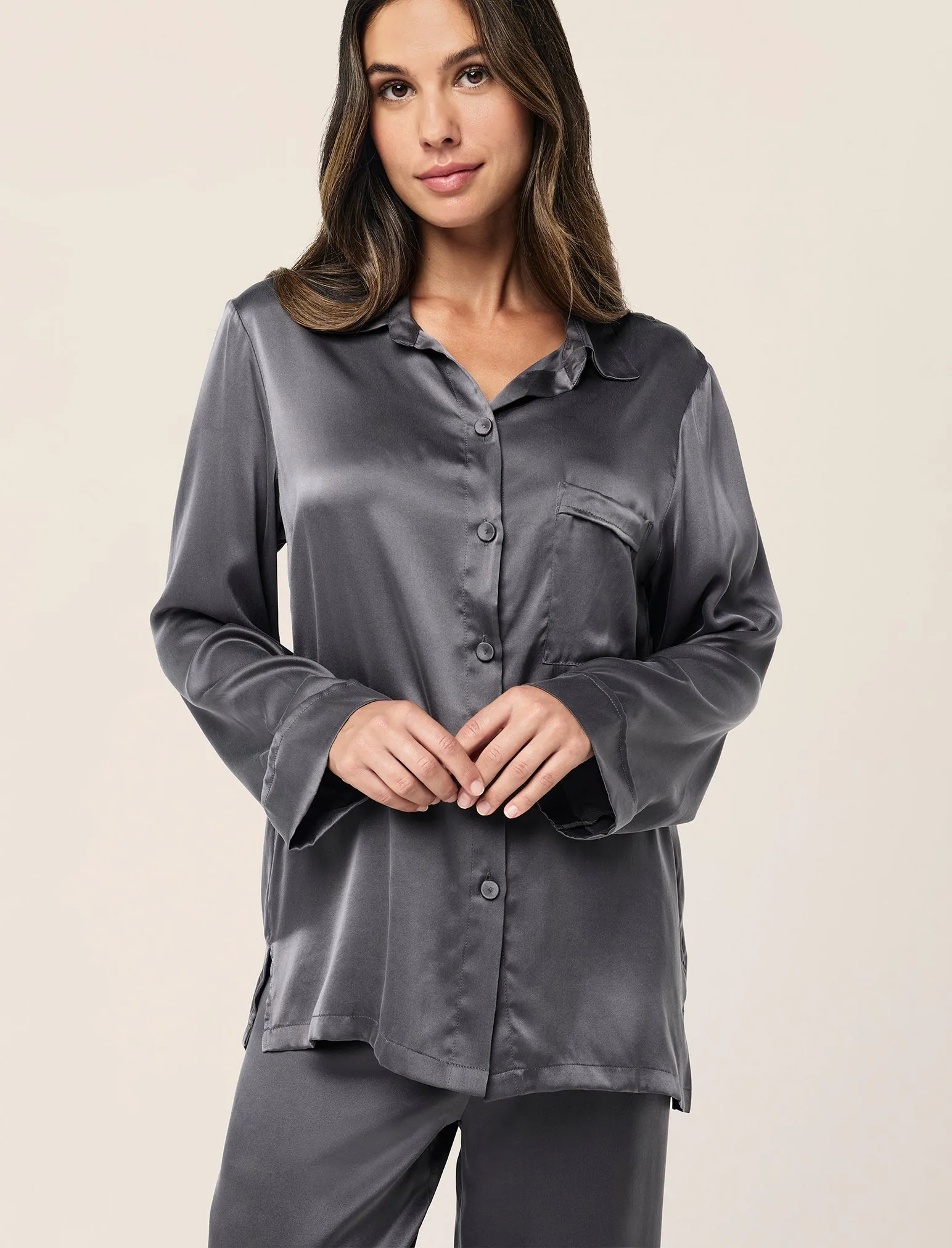 Audrey Washable Silk Full Length PJ sold by Papinelle product image thumbnail 5