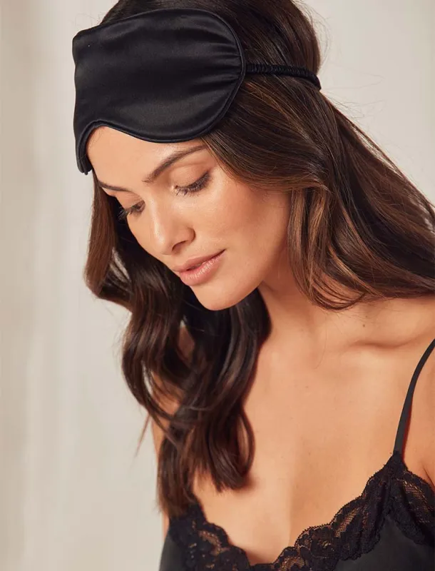 Audrey Boxed Mulberry Silk Eye Mask made by Papinelle