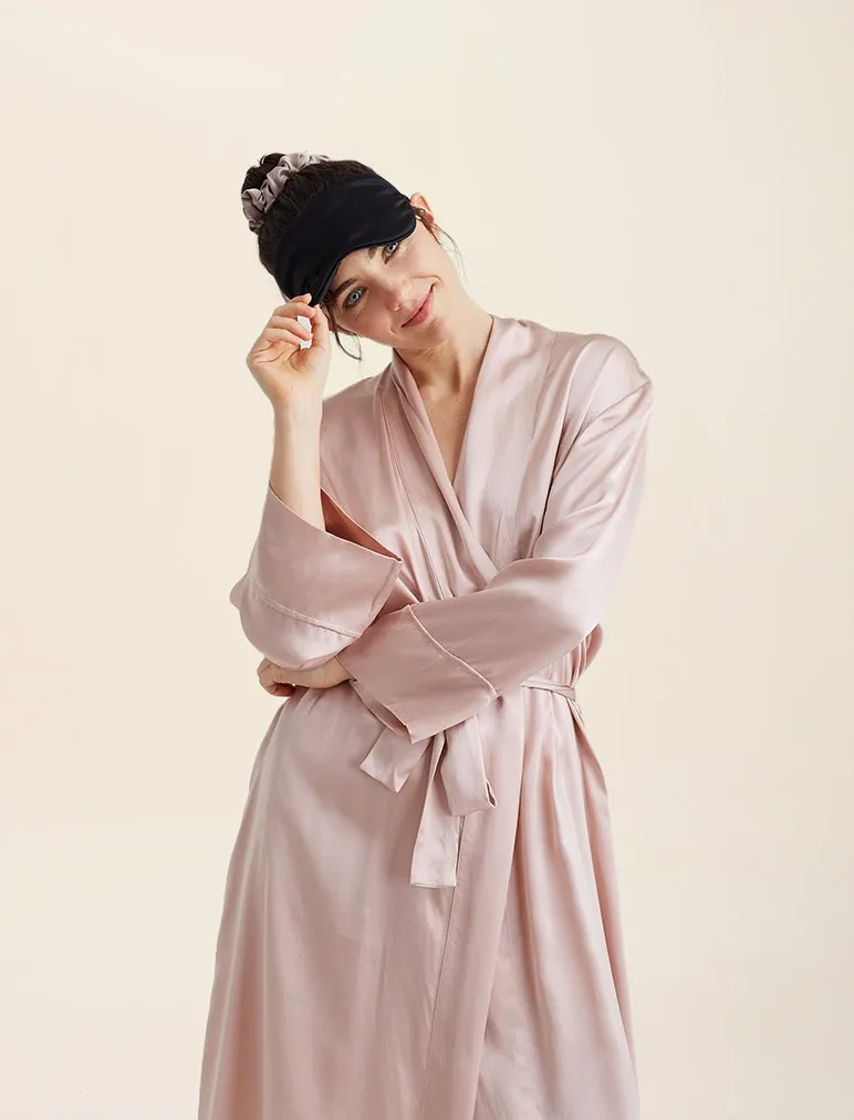 Audrey Boxed Mulberry Silk Eye Mask sold by Papinelle product image thumbnail 3