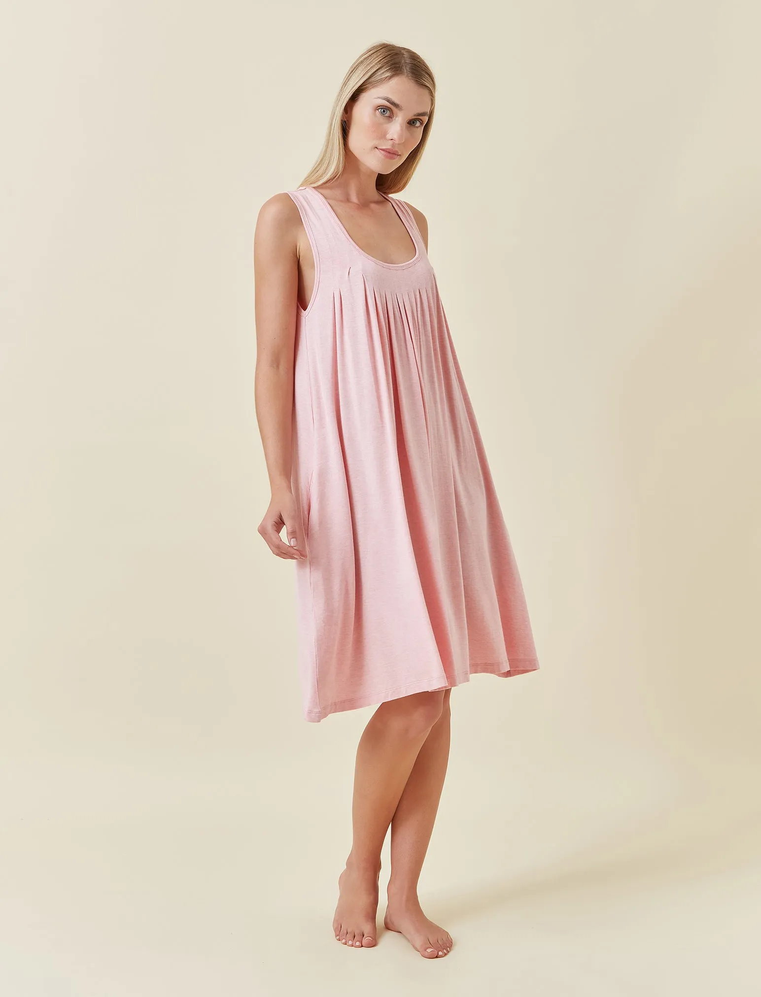 Kate Modal Soft Pleat Front Nightie sold by Papinelle product image thumbnail 3