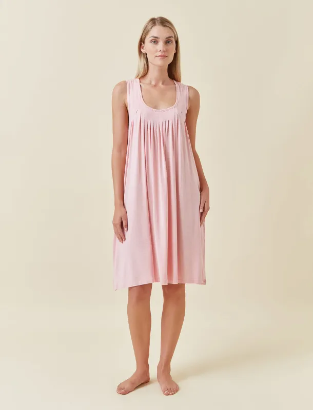Kate Modal Soft Pleat Front Nightie made by Papinelle