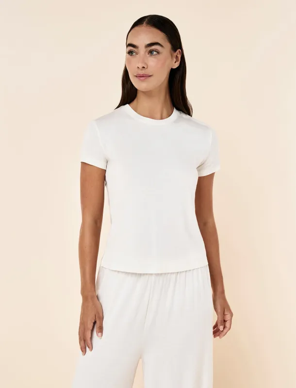 Kate Modal Soft Tee made by Papinelle