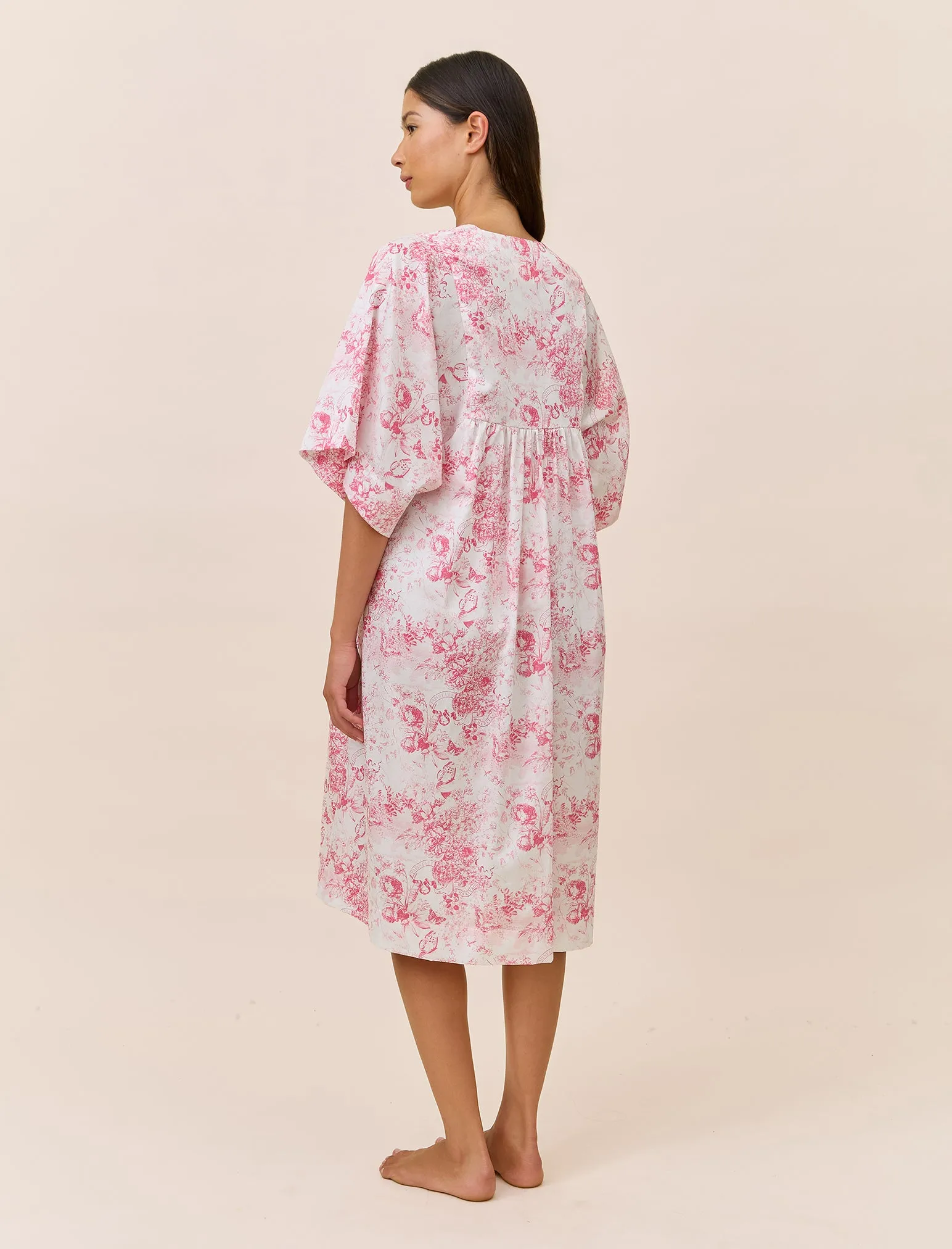 Toile De Jouy Kaftan Nightie sold by Papinelle product image thumbnail 4
