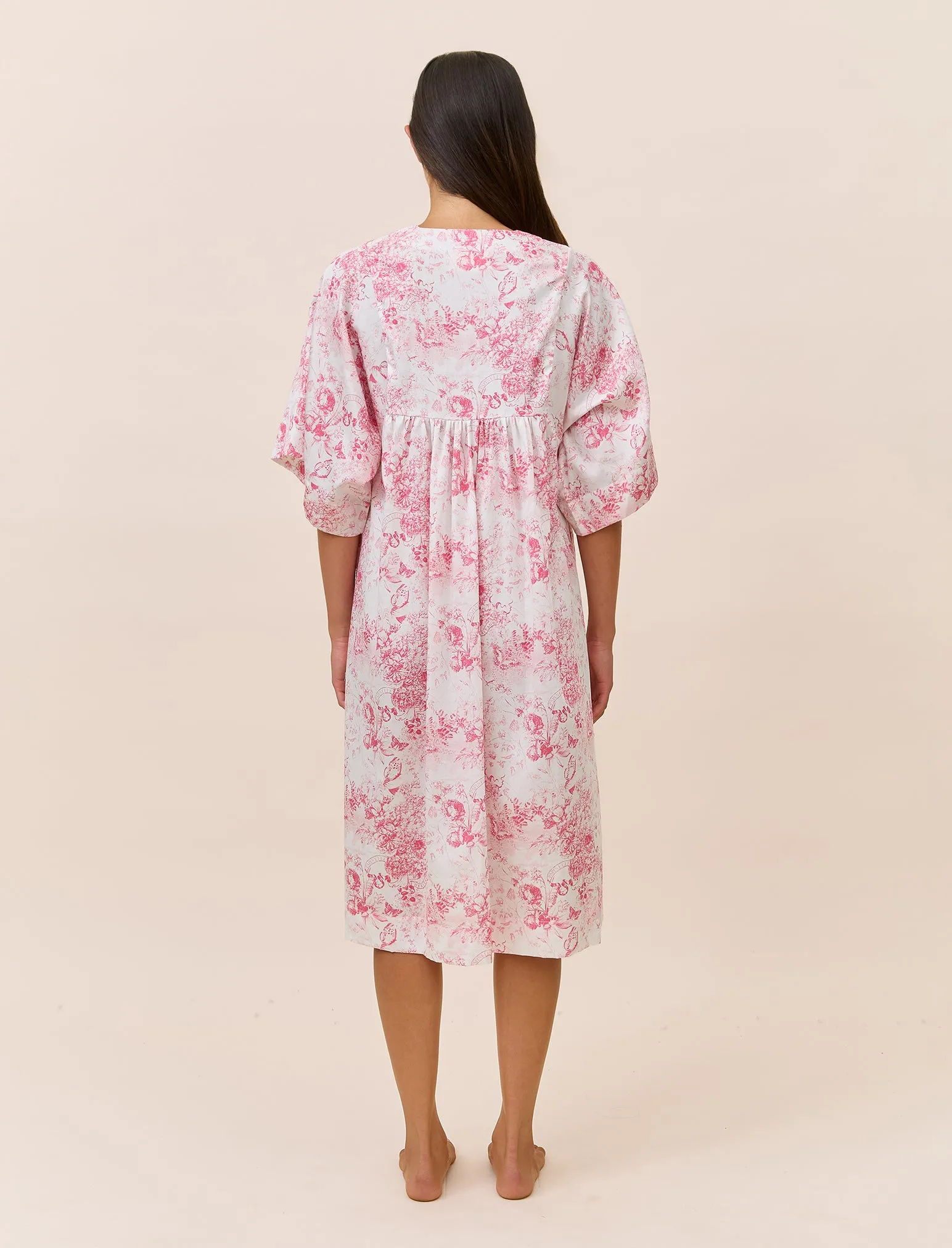 Toile De Jouy Kaftan Nightie sold by Papinelle product image thumbnail 5