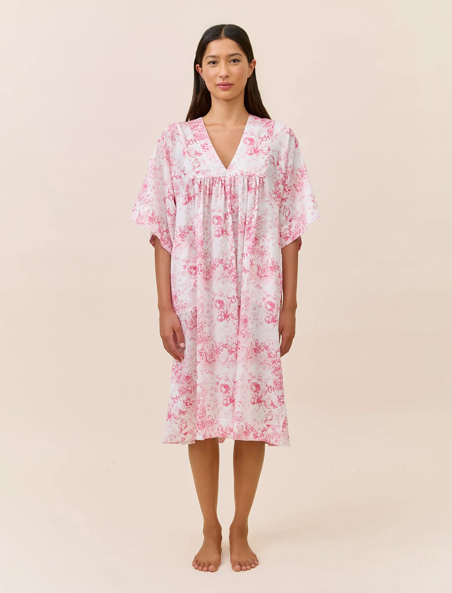 Toile De Jouy Kaftan Nightie sold by Papinelle