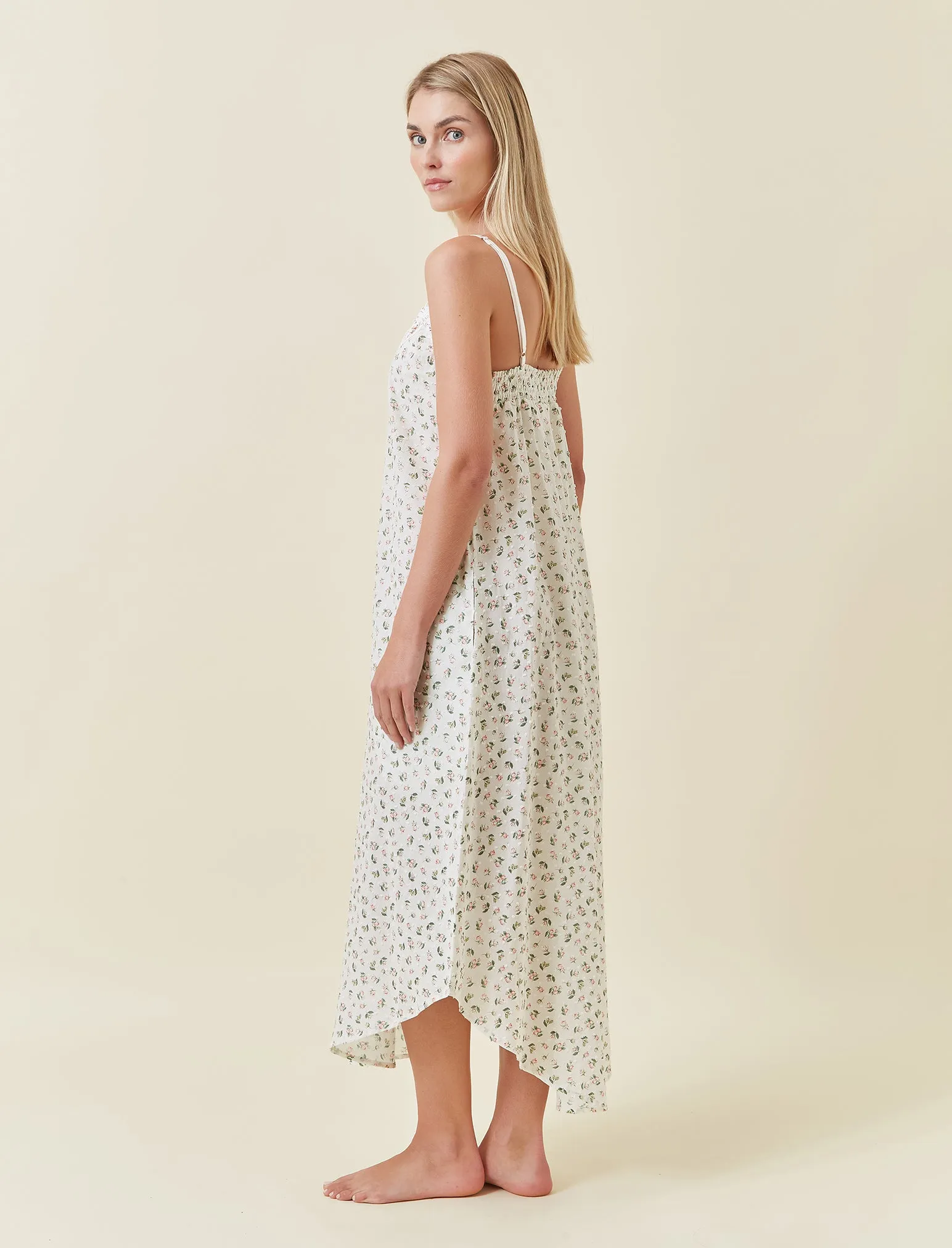 Swiss Dot Lace Front Maxi Nightie sold by Papinelle product image thumbnail 5