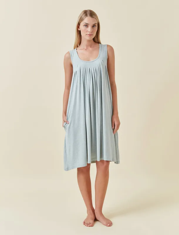 Kate Modal Soft Pleat Front Nightie made by Papinelle