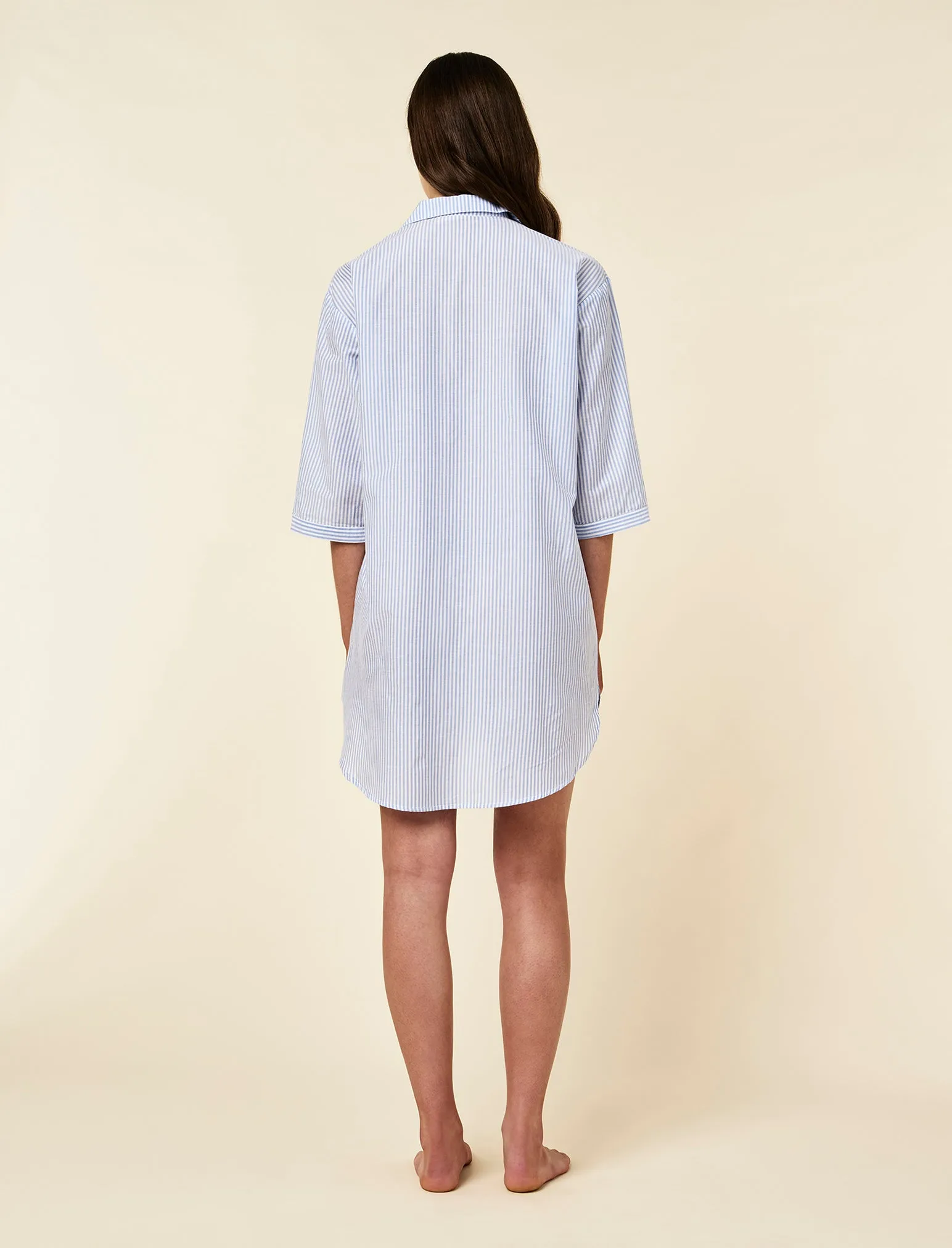 Selina Stripe Nightshirt sold by Papinelle product image thumbnail 4