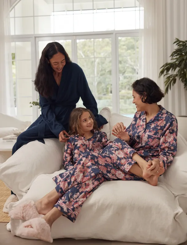 Cotton Cashmere Maxi Robe made by Papinelle