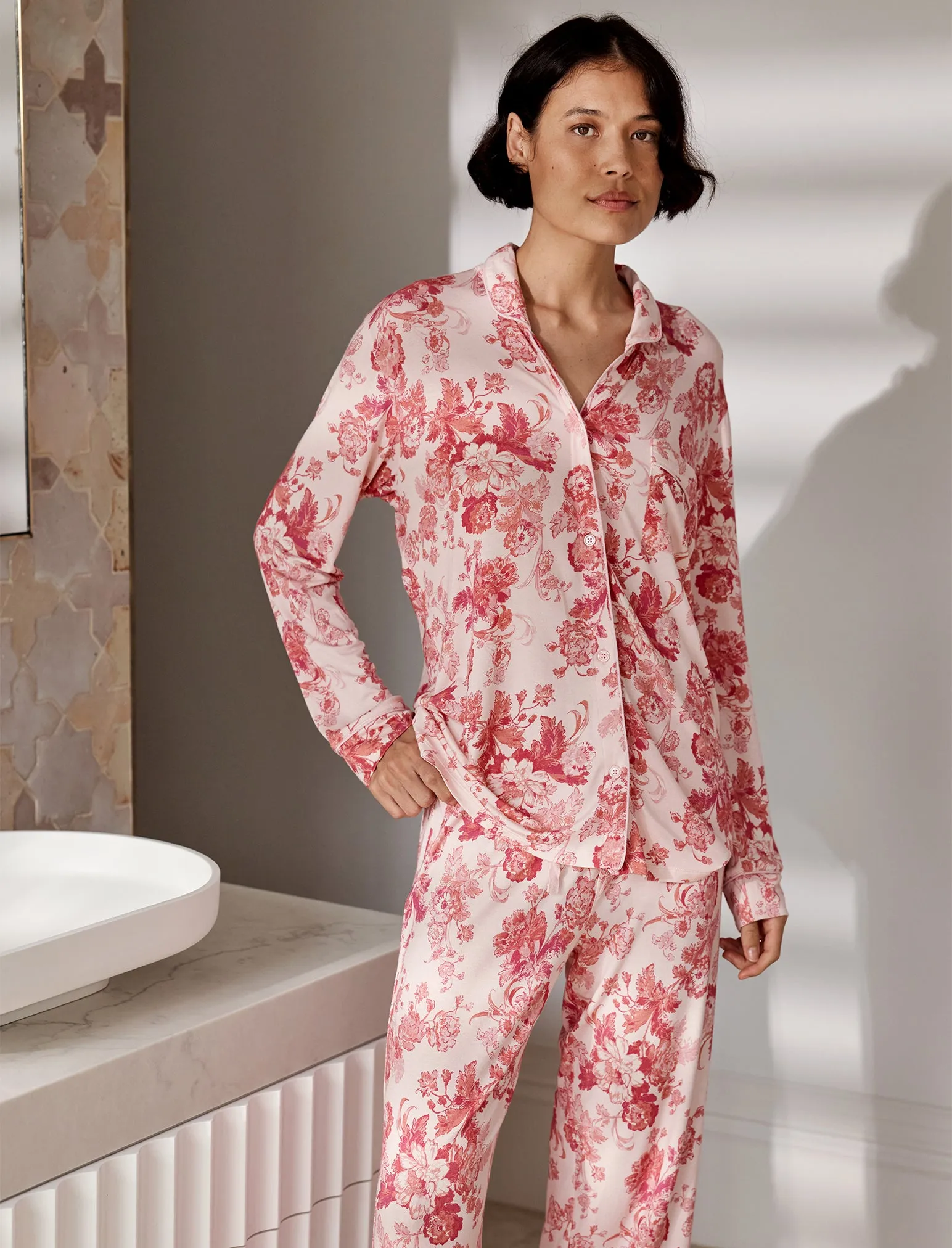 Kate Modal Soft Full Length PJ Set sold by Papinelle