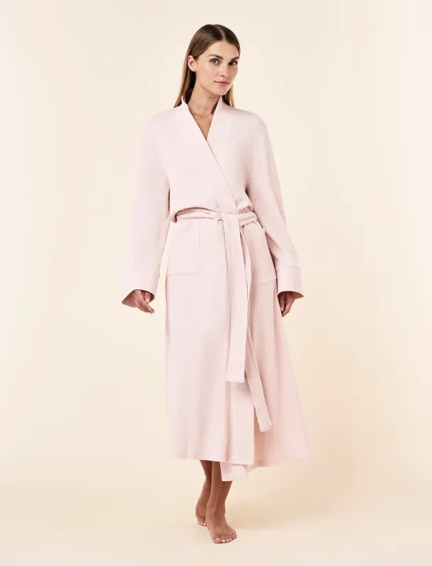 Claire Cotton Waffle Maxi Robe made by Papinelle