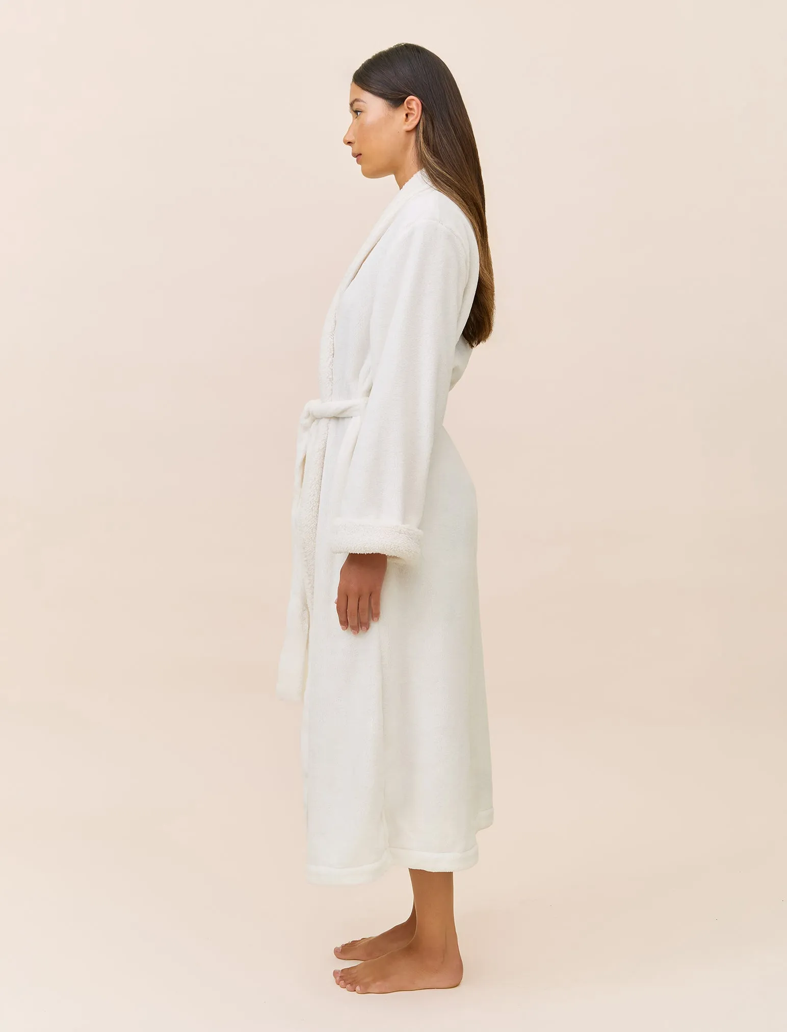 Plush Sherpa Robe & Sleep Mask sold by Papinelle product image thumbnail 4
