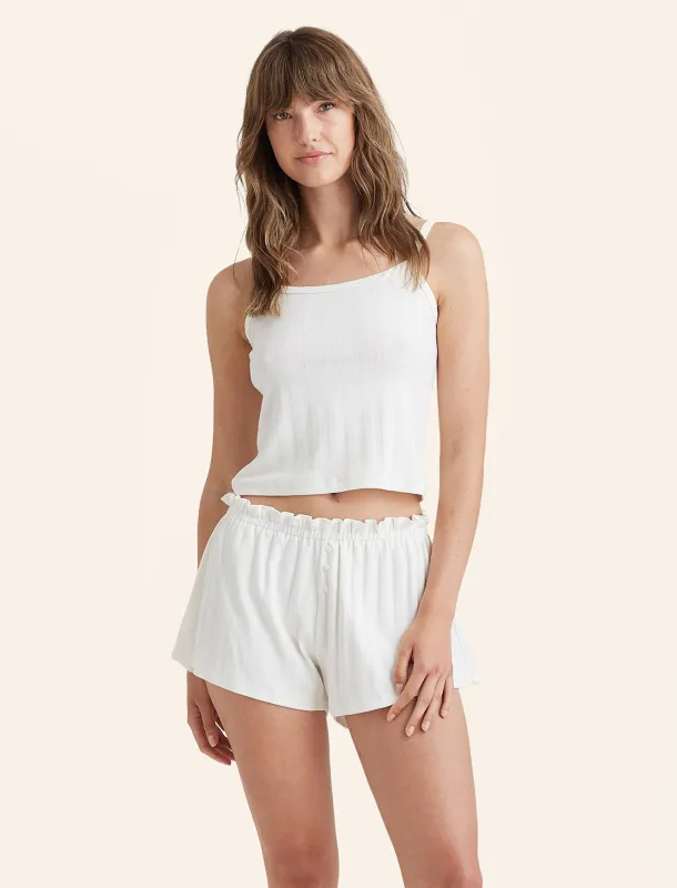 Pippa Pointelle High Waisted Short made by Papinelle