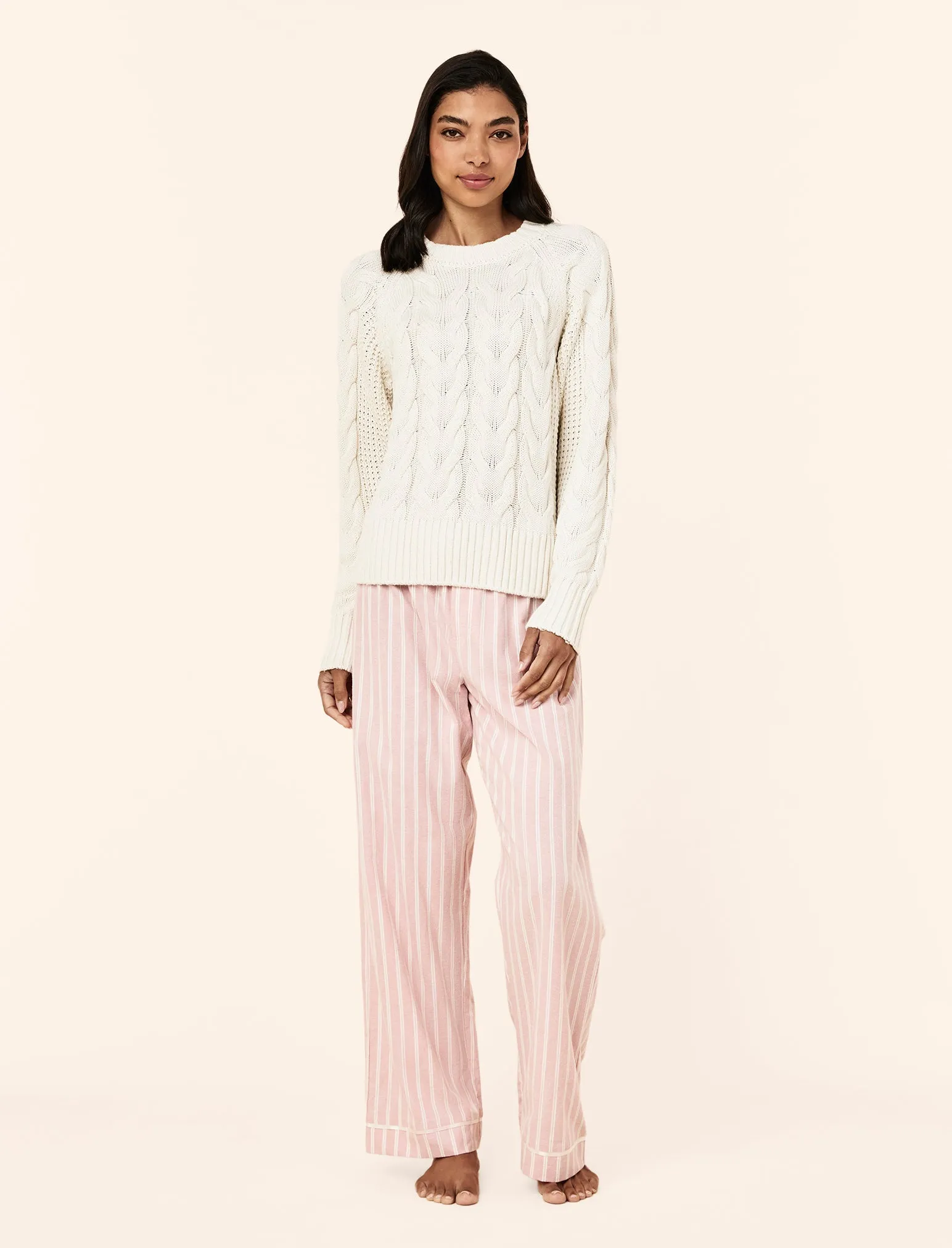 Cosy Cable Cotton Cashmere Jumper sold by Papinelle product image thumbnail 4