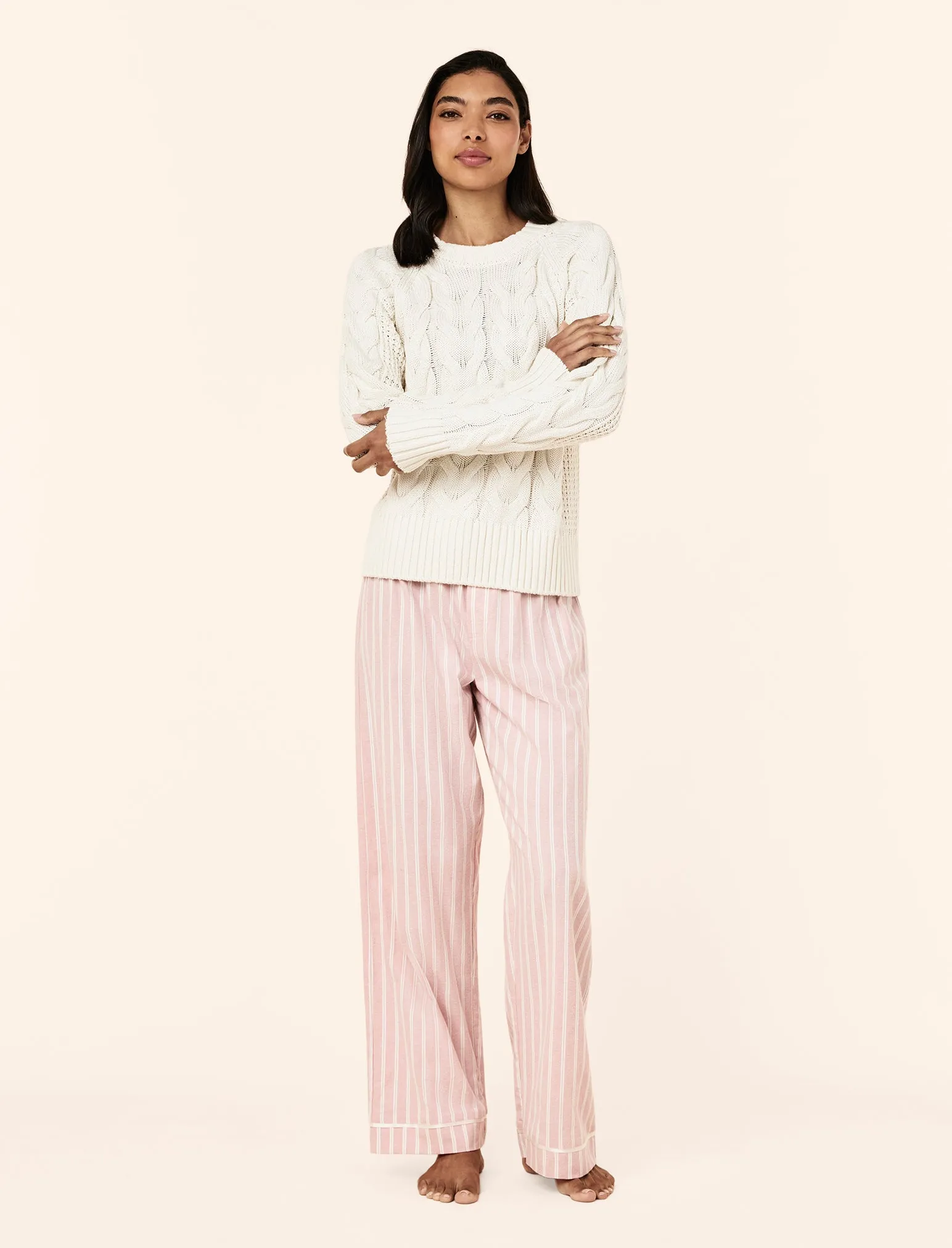 Cosy Cable Cotton Cashmere Jumper sold by Papinelle product image thumbnail 5
