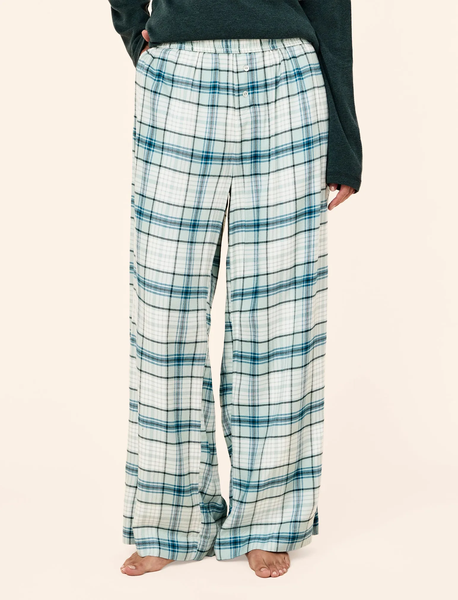 Comfy Plaid Full Length Pant sold by Papinelle product image thumbnail 2