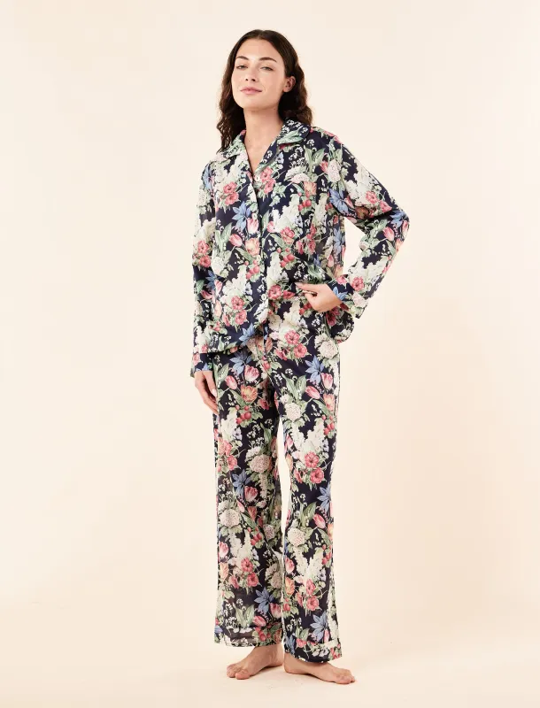 Clara Floral Full Length PJ Set made by Papinelle