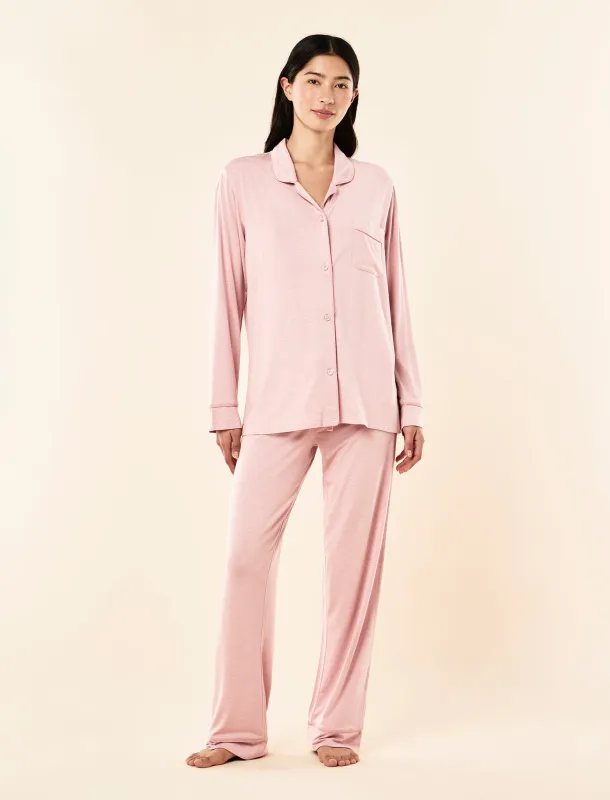 Kate Modal Soft Full Length PJ Set made by Papinelle