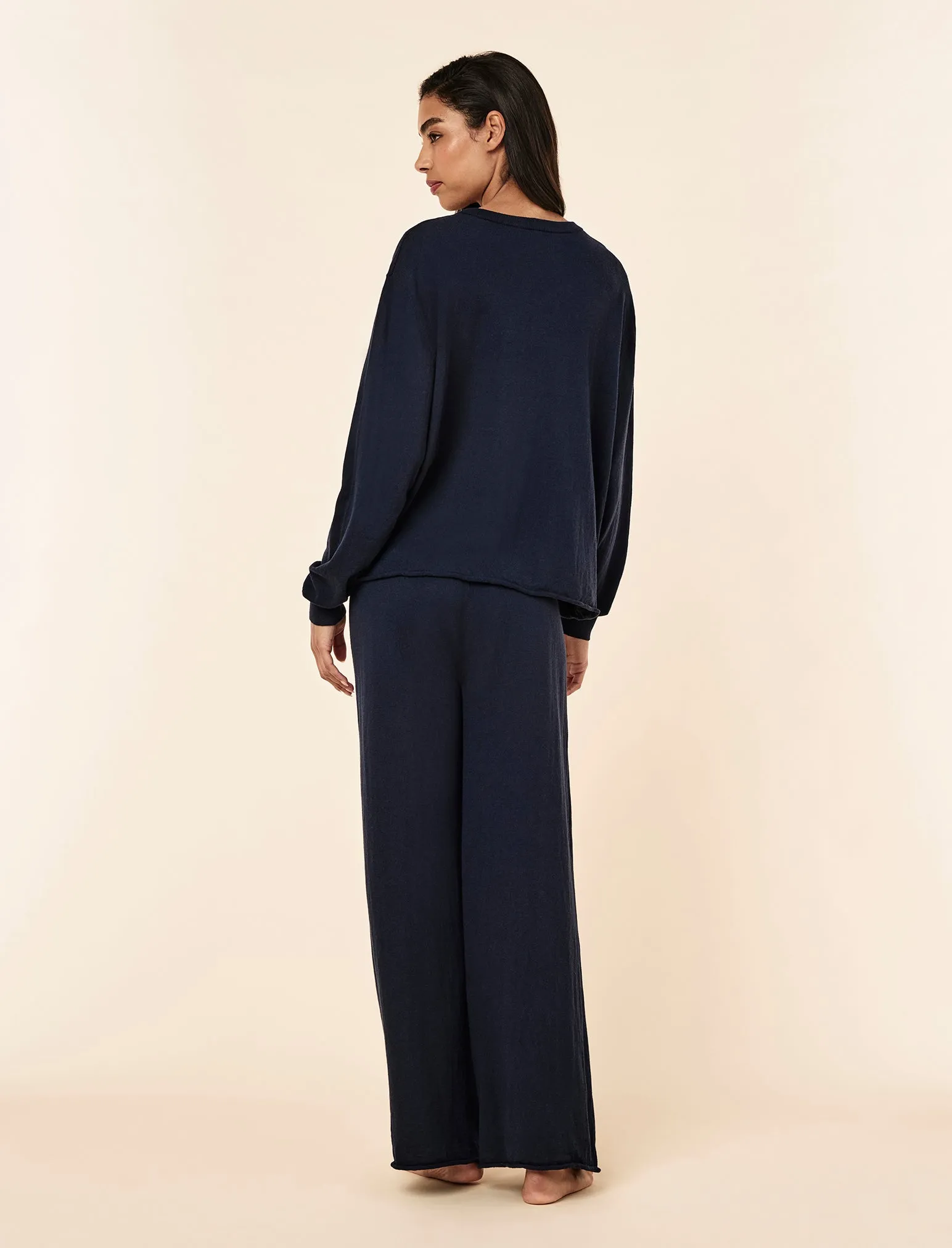 Cotton Cashmere Fine Knit Jumper sold by Papinelle product image thumbnail 4