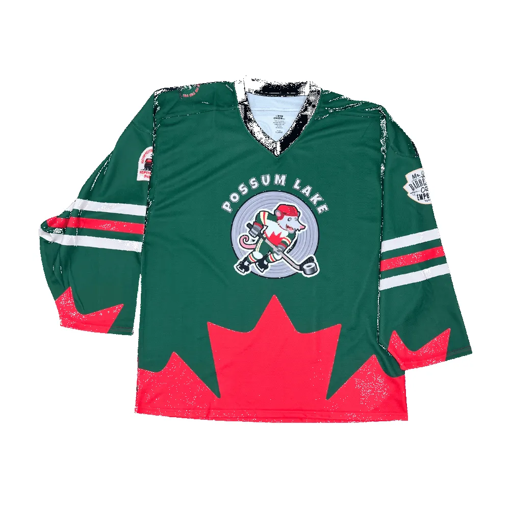Red Green Show Possum Lake Hockey Jersey sold by Red Green product image thumbnail 2