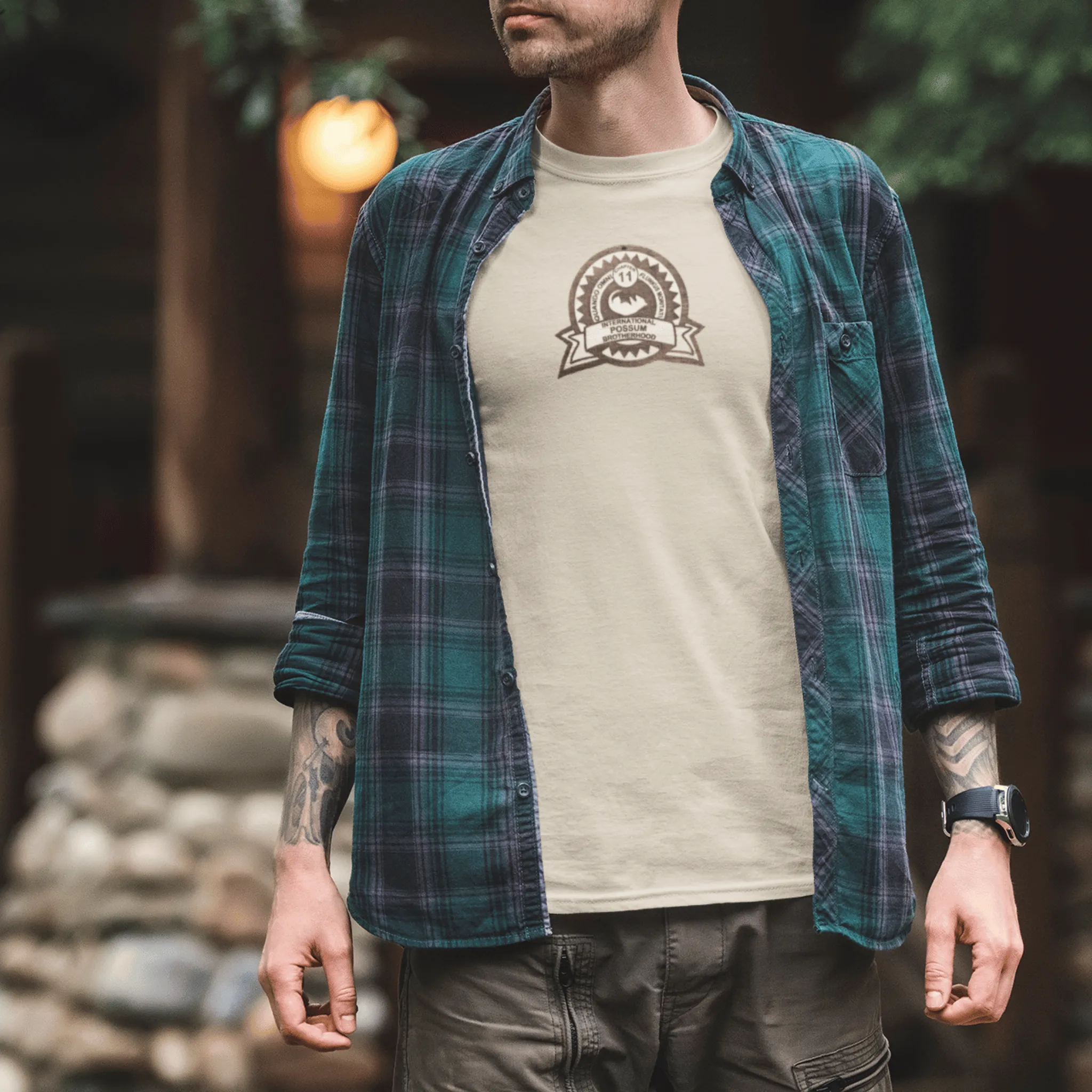 Possum Lodge Exclusive “Members Only” Unisex T-Shirt sold by Red Green product image thumbnail 4