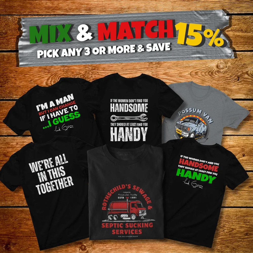 Possum Van T-Shirt Featuring Junkyard Digs sold by Red Green product image thumbnail 5