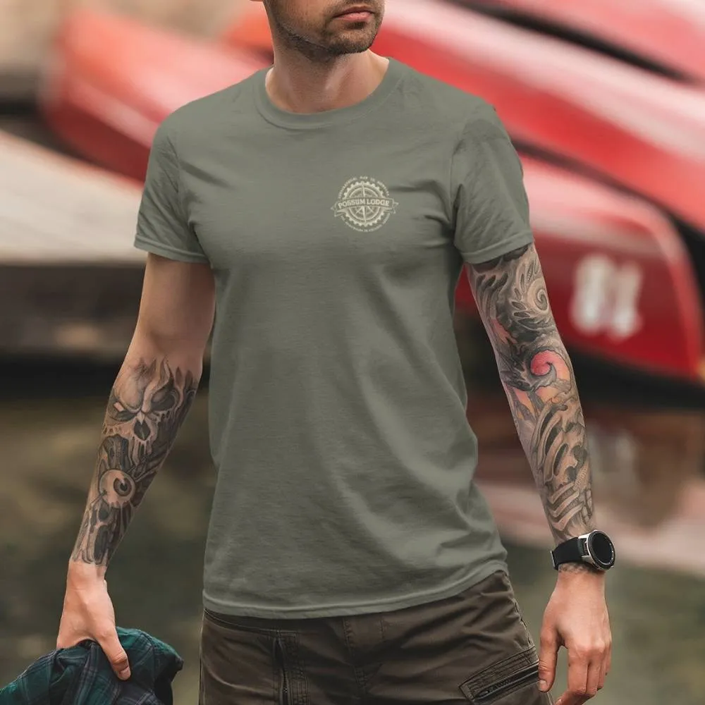 WANDERLOST T-SHIRT - POSSUM LODGE MAP TO NOWHERE sold by Red Green product image thumbnail 4
