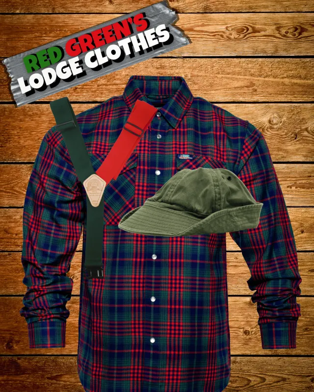 Red Green's Lodge Clothes made by Red Green