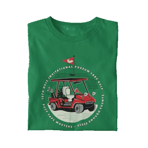 Possum Lake Golf | Close Enough Counts T-Shirt sold by Red Green product image thumbnail 4