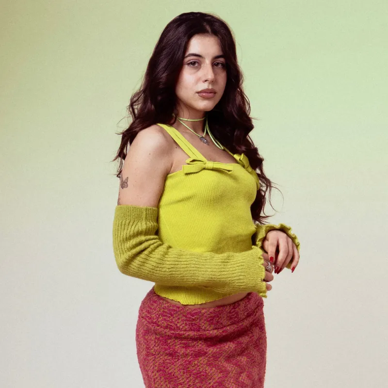 A-MORE - Flora Tricot Tank Top sold by A-More