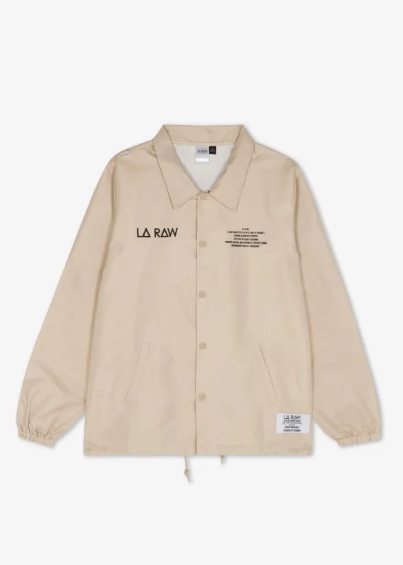WINDBREAKER JACKET TAN sold by LA Raw