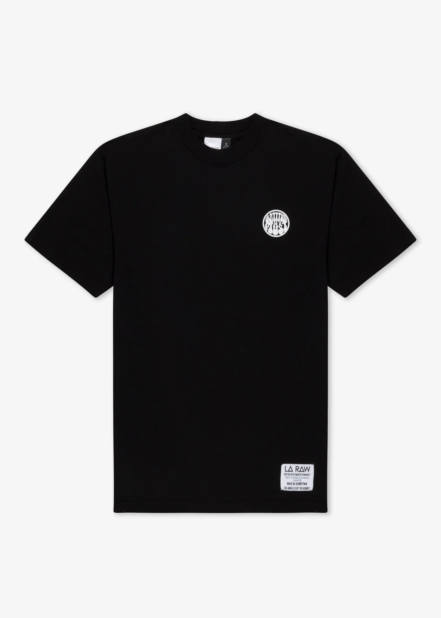 GRATITUDE IS A MUST T-SHIRT BLACK sold by LA Raw