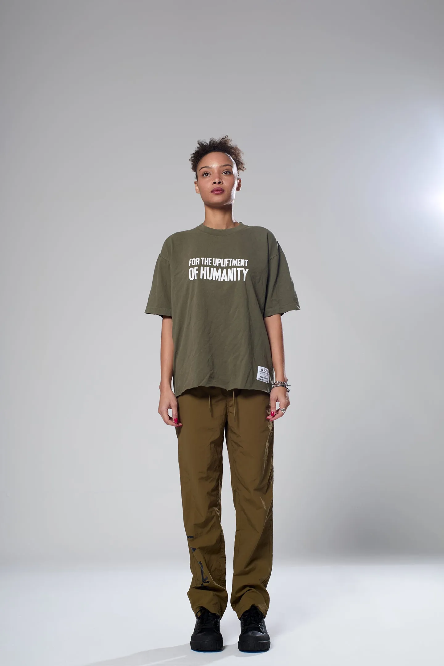 NYLON TRACK PANTS sold by LA Raw product image thumbnail 4