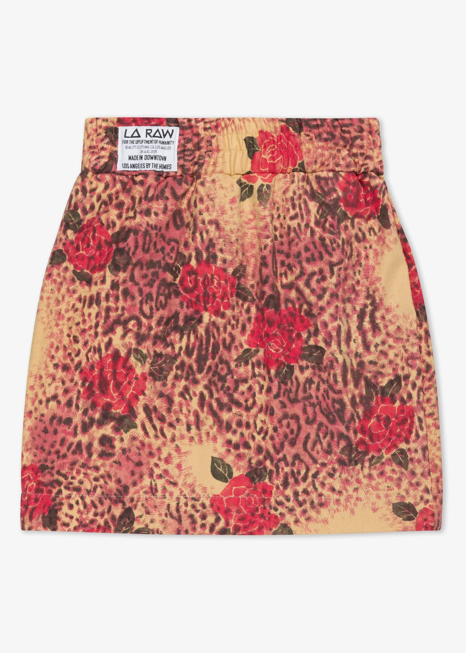 LEOPARD ROSE DENIM SKIRT sold by LA Raw product image thumbnail 3